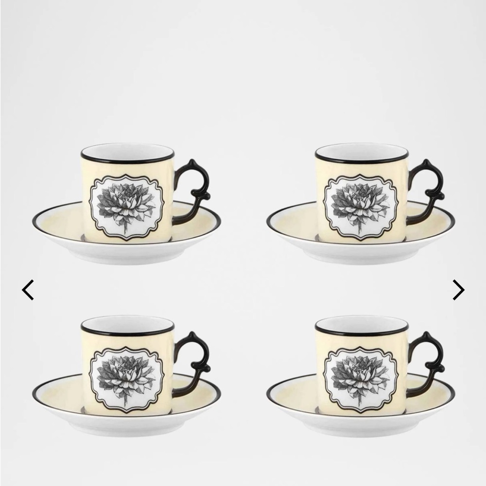 Christian LaCroix X Vista Alegre
Herbariae Espresso/Coffee Cups & Saucers